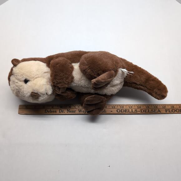 Toy Factory Justin Otter Plush Stuffed Animal 2022 Brown Tan 18" - Picture 10 of 10